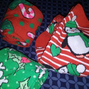 Betsey Johnson Christmas Socks